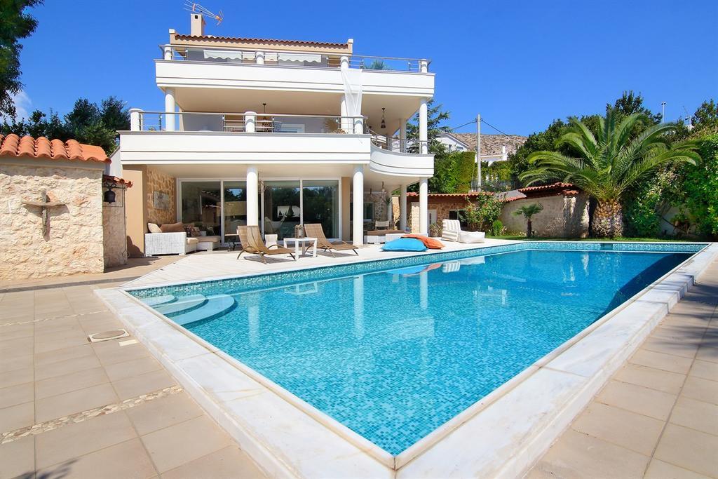 Luxury Villa Sea Melody Palaiá Fókaia Esterno foto