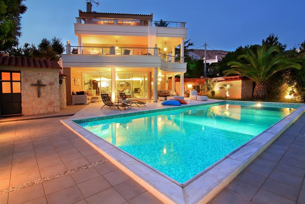 Luxury Villa Sea Melody Palaiá Fókaia Esterno foto