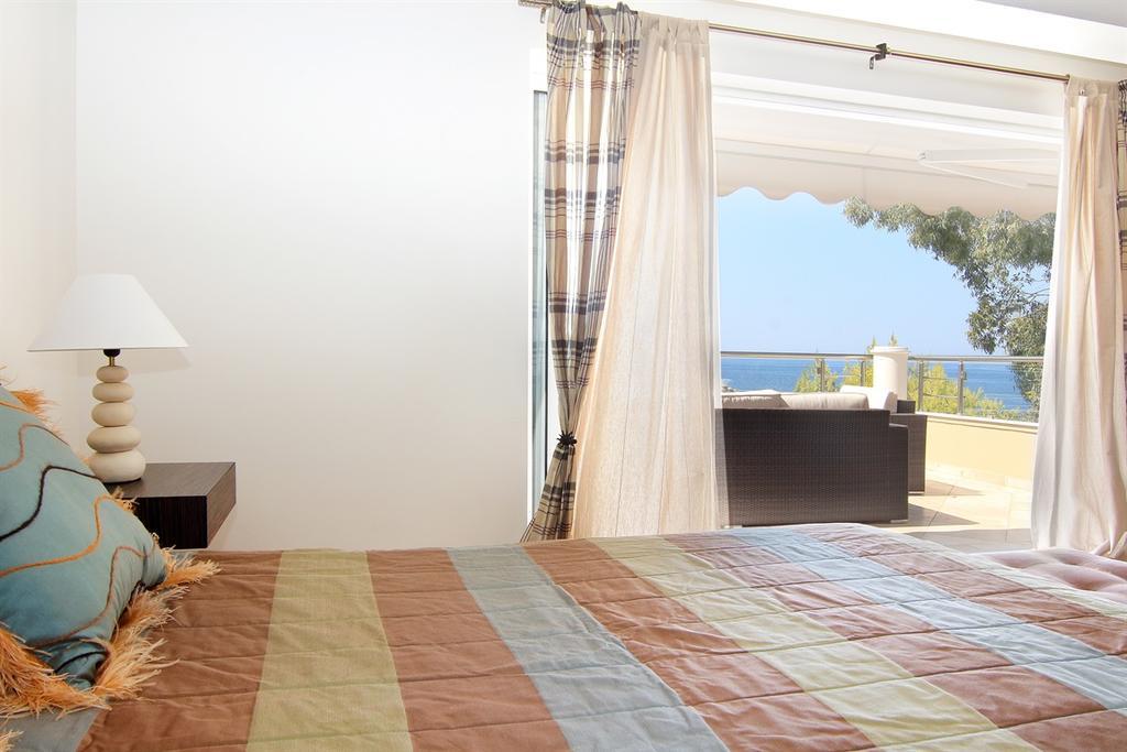 Luxury Villa Sea Melody Palaiá Fókaia Esterno foto