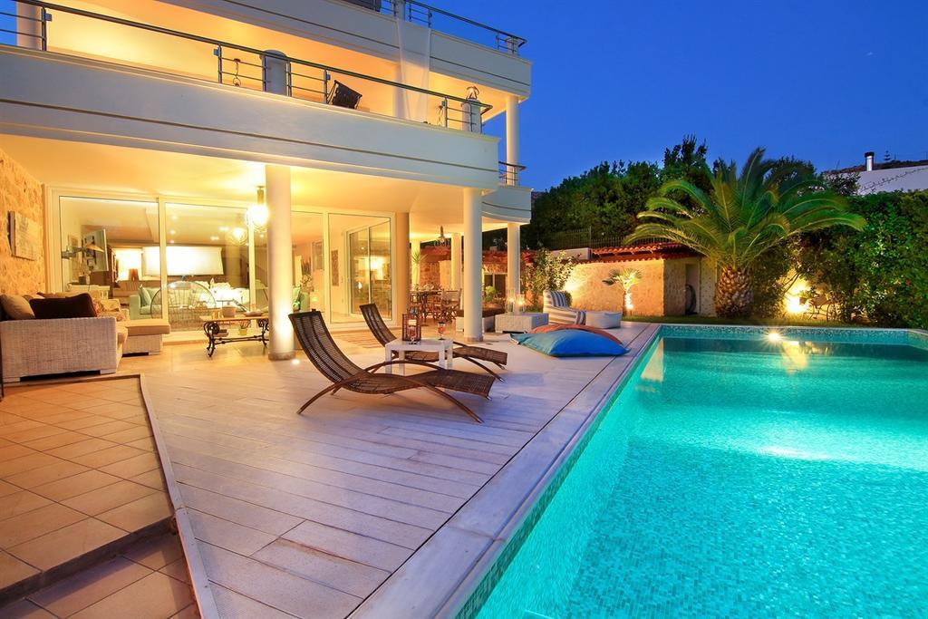 Luxury Villa Sea Melody Palaiá Fókaia Esterno foto